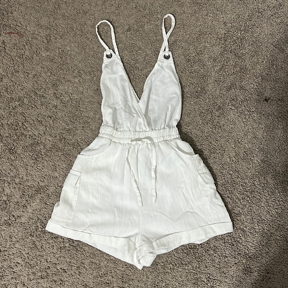 Spaghetti strap romper